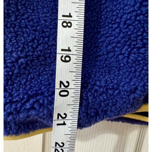 Polo Ralph Lauren High Pile Fluffy Fleece Pullover Zip Girls Large 12-14 Pony - Picture 7 of 9